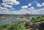 The iconic Duquesne Incline in Pittsburgh climbs Mt. Washington ...