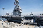 The largest warship ever constructed is the USS Gerald R. Ford.