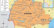 Blog de Geografia: Mapa do Paraná