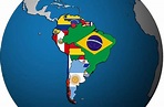 América do Sul: mapa e países desse continente - Estudo Kids