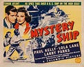 Mystery Ship (1941) movie poster