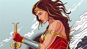 Wonder Woman Cartoon Wallpapers - Wallpaper Cave