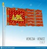 Bandera De Venecia De La Ciudad Y Del Municipio De Veneto Italia ...