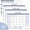 Microsoft Calendar Templates 2021 2 Page Per Month Printable | Calendar ...