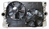 Fan Shroud - Dual Spal Fans with Flaps