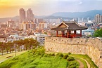 Sunset of Hwaseong fortress is a Joseon Dynasty that surrounds the ...