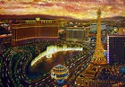 Original Paintings : (CANVAS) Las Vegas- City Of Magic - Let The Fun ...