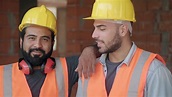 People Working In Construction Site Portrait Stock Footage SBV ...