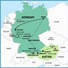 Map Of Germany And Austria With Cities