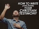 How to Write (and Share) Your Christian Testimony: 7 Tips | Anchored in ...