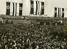 Nationalsozialistische Feier zum 1. Mai in Berlin auf dem Tempelhofer ...