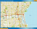 Mapa de Milwaukee | Mapas Murales Mexico y el mundo