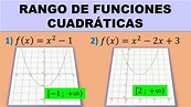 Rango de funciones cuadráticas – Como calcular el rango de una función ...
