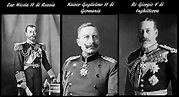 Durante la Prima Guerra Mondiale i sovrani di Inghilterra, Germania e ...