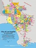 Map of Los Angeles neighborhood: surrounding area and suburbs of Los ...