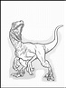 Blue Raptor Jurassic World Blue Coloring Pages - Fun Coloring Page