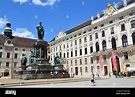 The largest enclosed square of the Hofburg Palace complex, surrounded ...