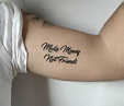 make money not friends tattoo - christiantermini