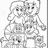 Imagen De Una Familia Jugando Para Colorear / Dibujos De Ninos Jugando ...