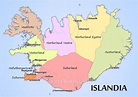 Mapa Islandia | Mapa