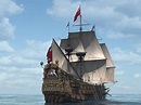 Las 20 mejores imágenes de HMS Royal Charles..Naseby..1655 | Navío de ...