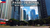 Paseo De Roxas, Makati City CBD - Walking Tour - YouTube