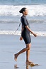 Zoe Saldana - Surf Session in Malibu 09/20/2020 • CelebMafia