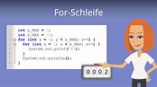 for Schleife Java • einfach erklärt mit Beispielen · [mit Video]