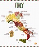 Map of Italy with most famous dish/food per region : r/europe
