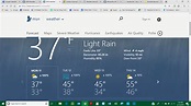 MSN weather app on my PC... icons? - Microsoft Community
