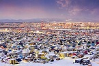 Asahikawa, Japan winter cityscape in Hokkaido. - CT-Music