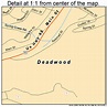 Deadwood South Dakota Street Map 4615700