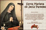 Santa María, Madre de Dios y Madre nuestra: Santa Mariana de Jesús ...