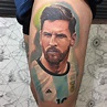 Lionel Messi, portrait tattoo by Yeyo Tattoo | Portrait tattoo, Tattoos ...
