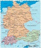 Map Of Germany Switzerland And Austria | Campus Map