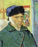 Self Portrait with Bandaged Ear, 1889 - Vincent van Gogh - WikiArt.org