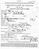 J. D. Harris's Death Certificate - Encyclopedia Virginia