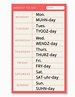 Days of the Week in English: Meanings and Origins