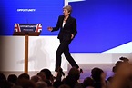 Theresa May dances on to stage for major conference speech | The ...