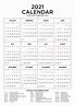 2021 Calendar With Holidays Printable | Calendar Template Printable
