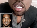 What a, uh, shiny smile! Kanye West shows off diamond and gold teeth ...