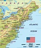 Boston el mapa de estados unidos - Boston en nosotros mapa (Estados ...