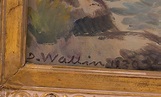DAVID WALLIN, olja på pannå. Signerad och daterad 1930. - Bukowskis