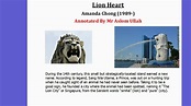 Lion Heart By Amanda Chong, Annotated - YouTube