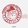 Santa Claus Cute Postmark Seal, Used, Vintage, Old PNG Transparent ...