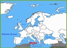 Malta location on the Europe map - Ontheworldmap.com
