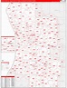 Grand Rapids-Kalamazoo-Battle Creek, MI DMR Wall Maps Red Line Style