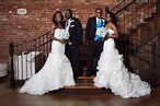 twin sisters get married in double wedding - David & Kristina Photography