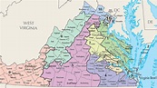 Map Of Virginia Congressional Districts – Map VectorCampus Map