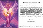 Metatron | Frases espirituales, Oracion a los arcangeles, Frases de ...